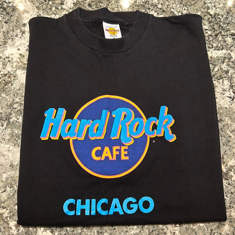 Vintage Hard Rock Cafe Chicago T Shirt size XL.